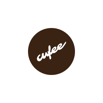 Szkic koło logo Cufee Studio Graficzne